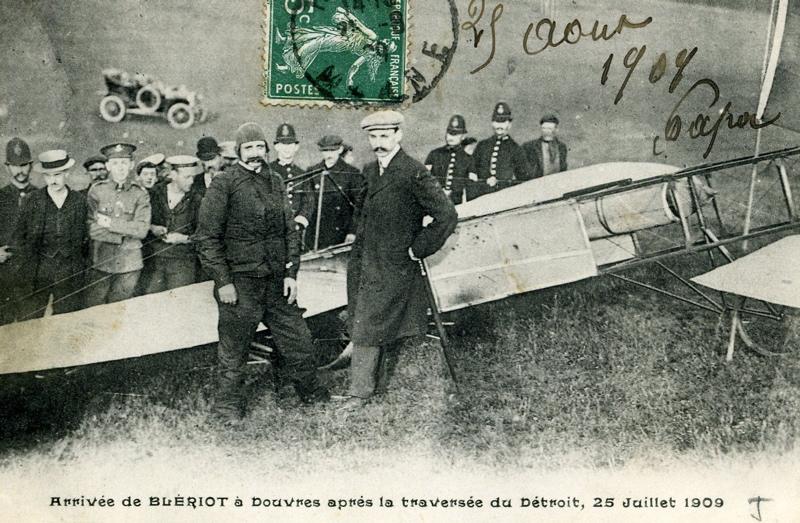 Arrivée de Blériot à Douvres