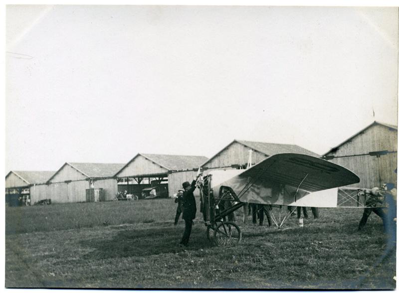Blériot et son aéronef