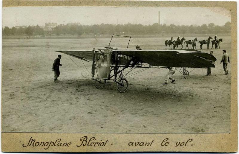 Monoplan Blériot avant le vol