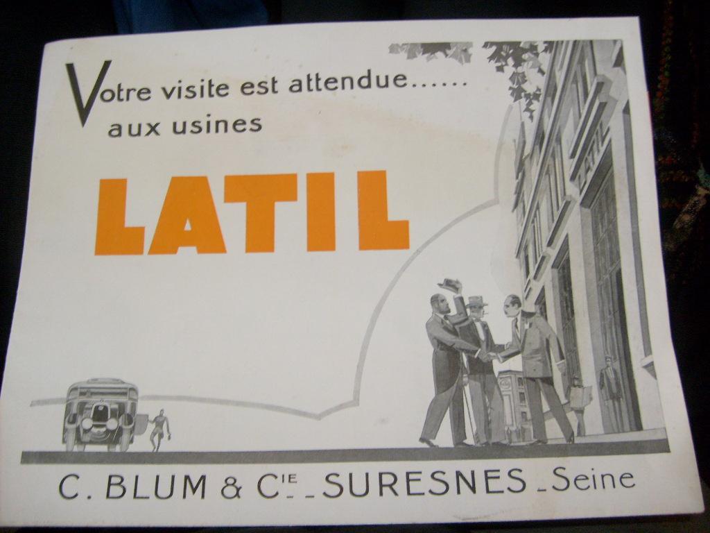 Votre visite est attendue aux usines Latil