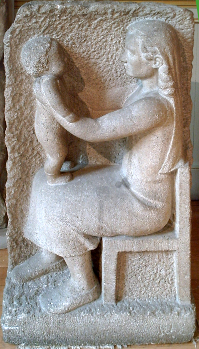 Mère à l'enfant