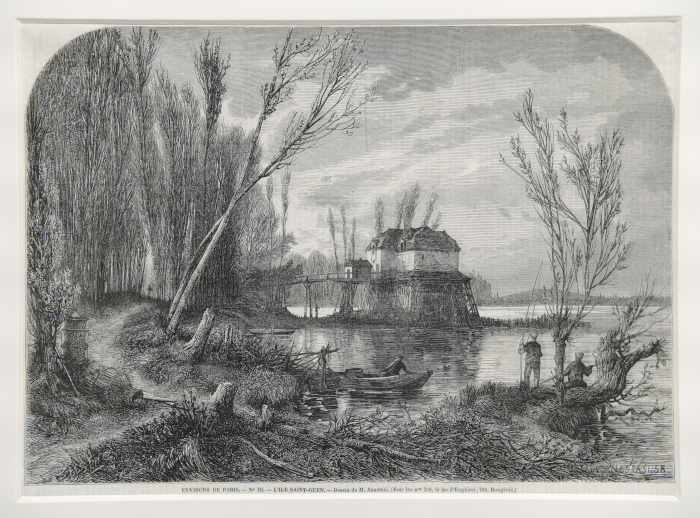 Environs de Paris - n°III - L'île Saint-Ouen.