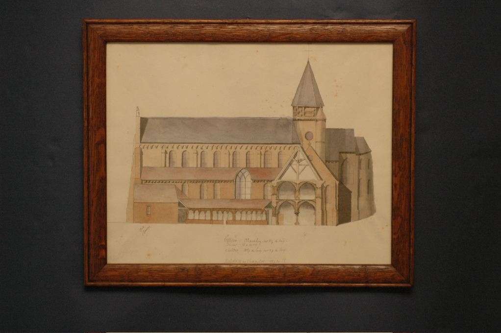 Façade Sud de l’église du prieuré