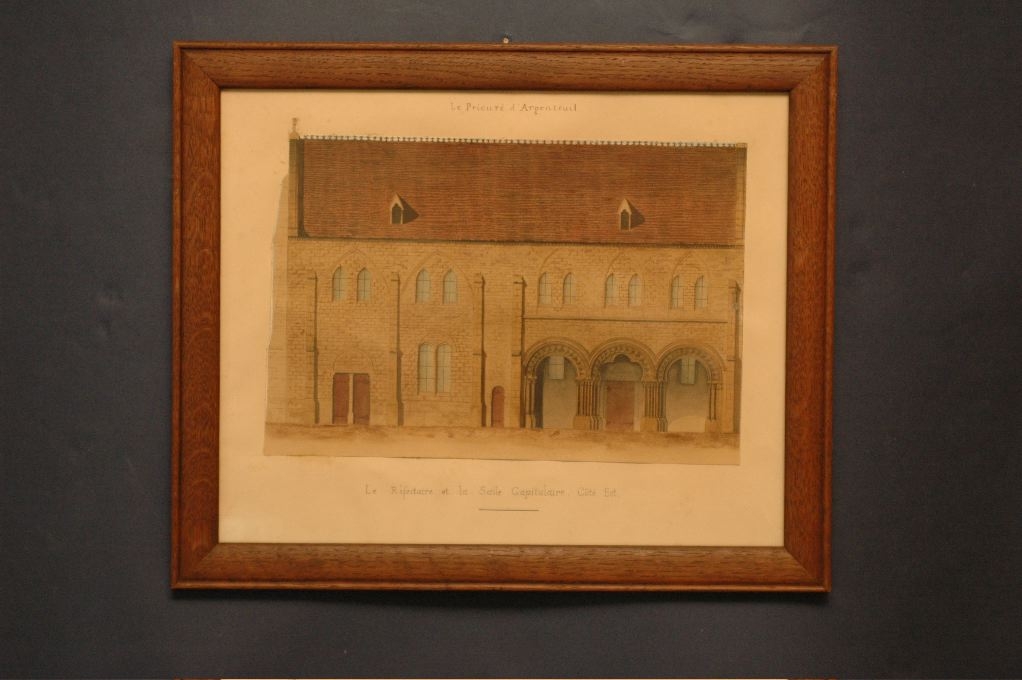 Le réfectoire et la salle capitulaire du Prieuré d’Argenteuil (façade coté est)