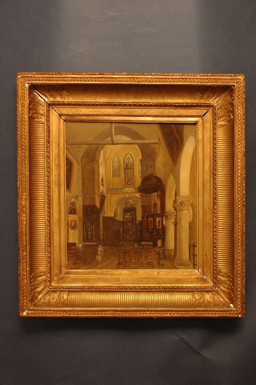 Vue intérieure de l’église d’Argenteuil