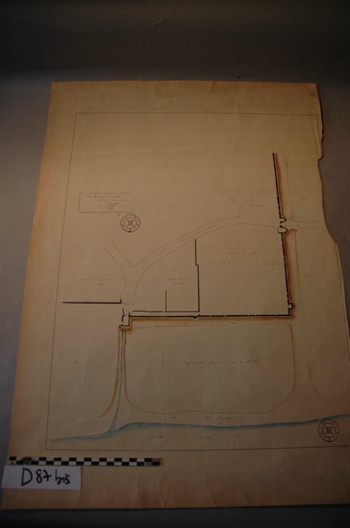 Plan des fortifications de l’est d’Argenteuil au XVIIe siècle
