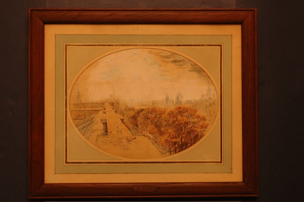 La Seine vue des toits du Louvre
