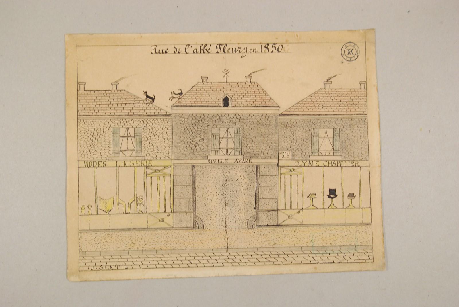 Rue de l'Abbé Fleury, 1850