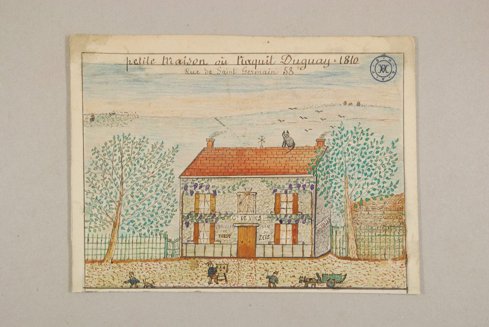 Petite maison où naquit Duguay, 1810