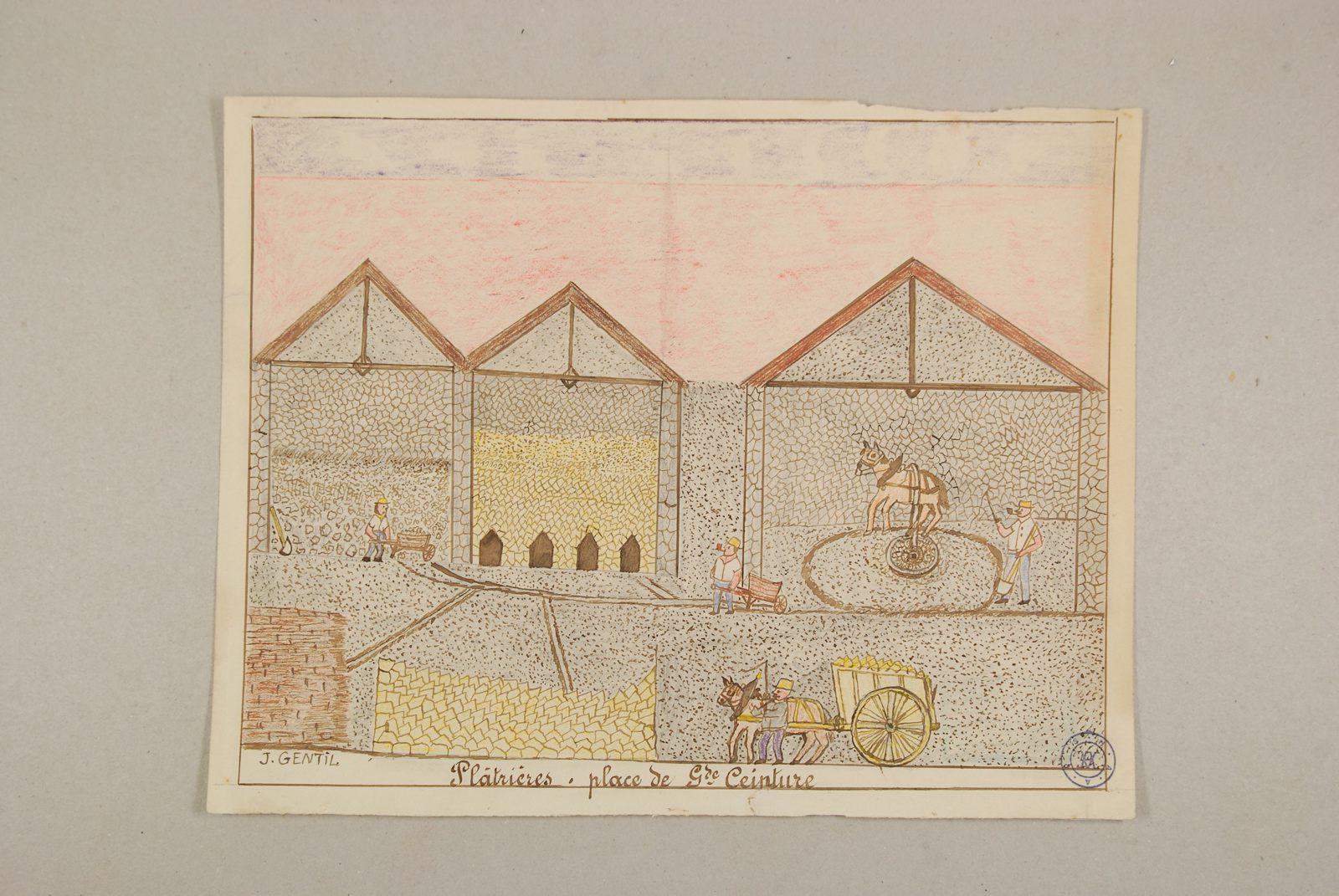 Plâtrières, place de la Grande Ceinture