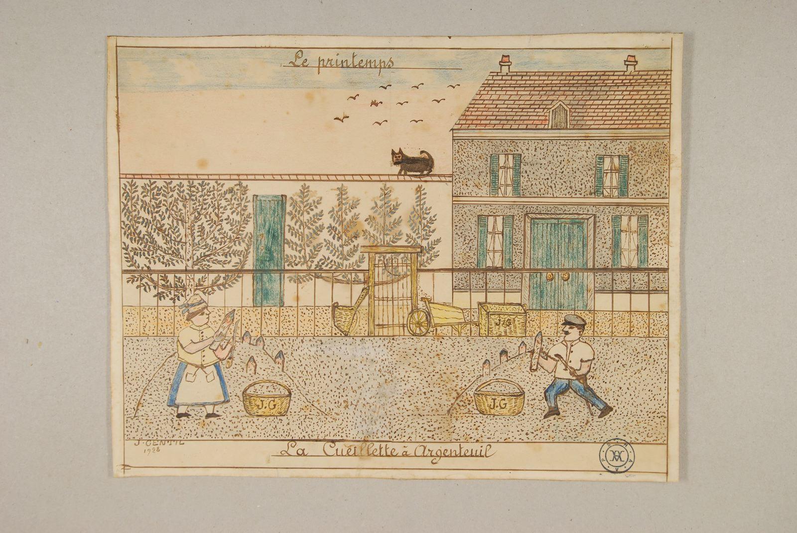 Le Printemps, la cueillette à Argenteuil