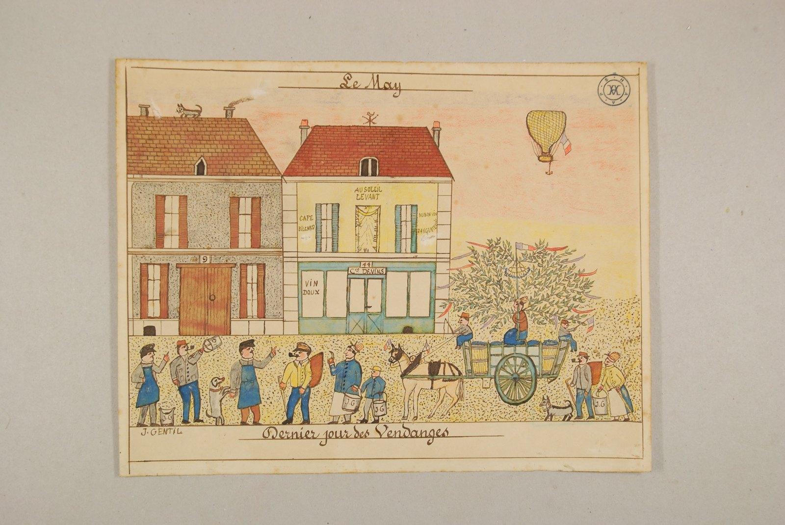 Le May, dernier jour des vendanges