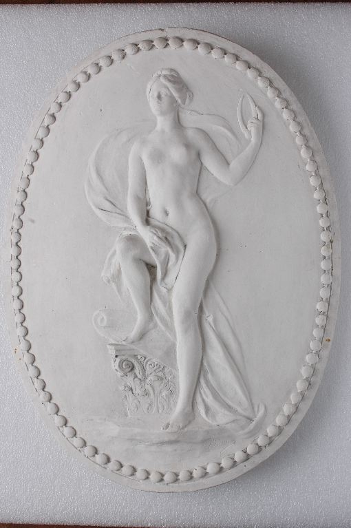 Médaillon ovale : Allégorie de l’architecture