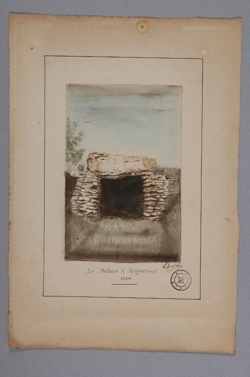 “Le dolmen”, allée couverte des Déserts