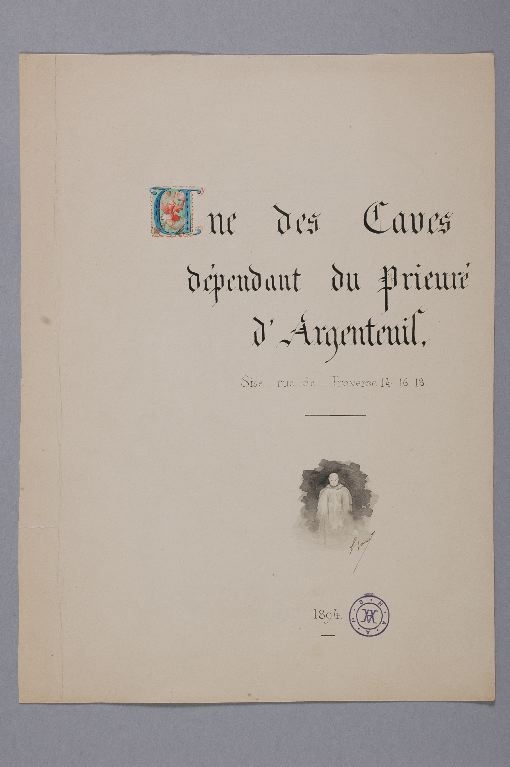 Couverture de notice sur la cave de la rue de Traverse