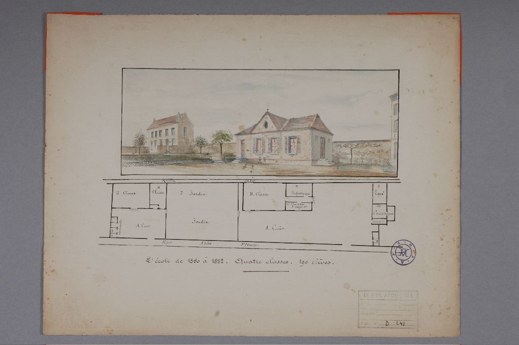 Ecole de l’abbé Fleury de 1880 à 1882