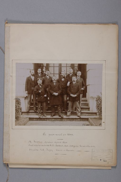 Le personnel de l’école communale en 1899