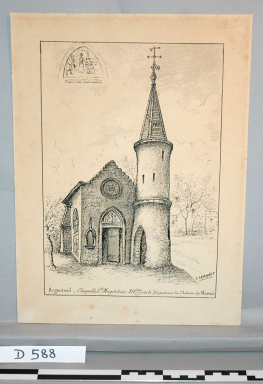 Chapelle Sainte Madeleine, dépendance du château du Marais (XIV e siècle)