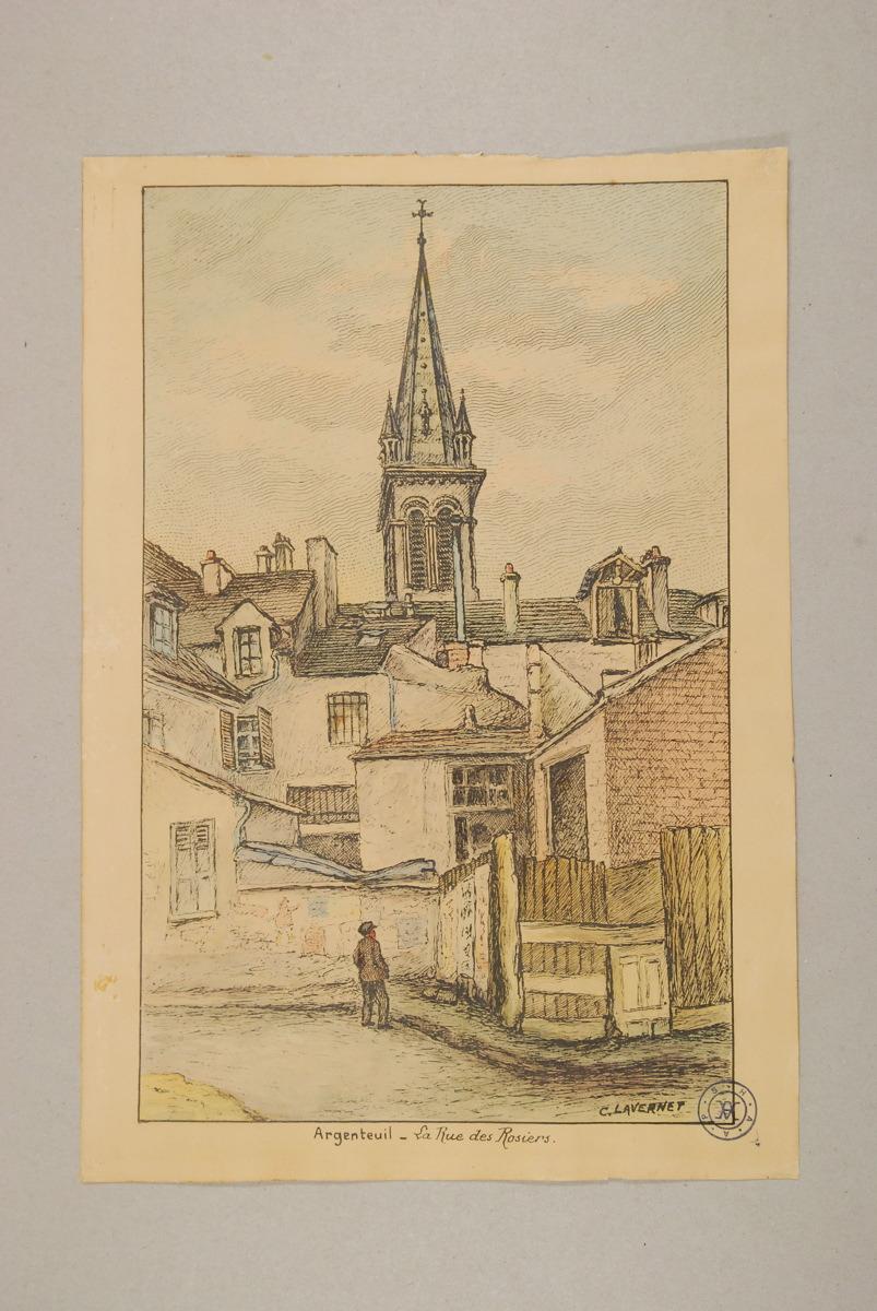 Argenteuil - La rue des Rosiers