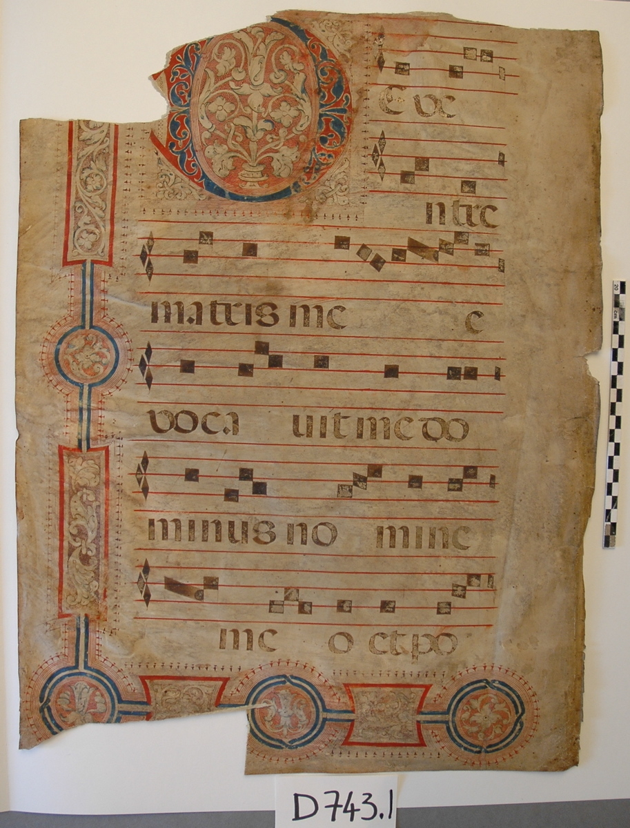 Antiphonaire : feuillet CX