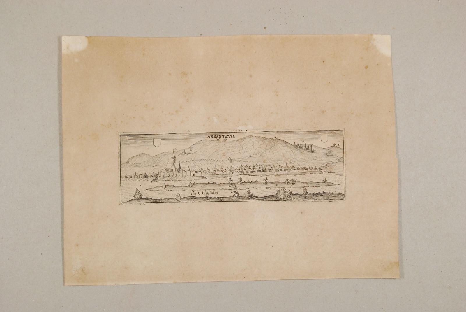 Vue d'Argenteuil en 1610