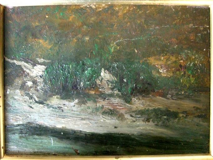 Berge d'un ruisseau 1870