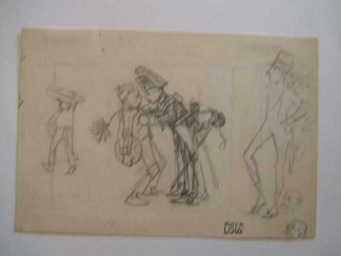 Croquis avec gendarme (titre factice)