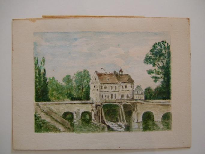 L'Isle Adam ; le Pont du Moulin
