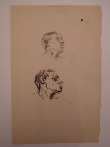 Portrait d'homme (2 croquis)