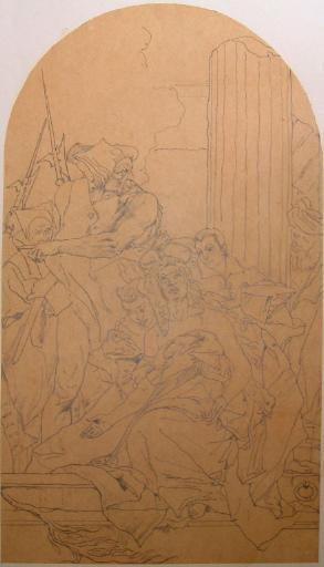 Le martyre de sainte Agathe (d'après Tiepolo)