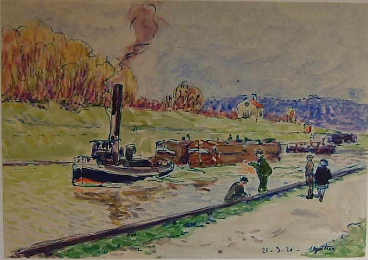 Le remorqueur L'Isle Adam, 1920