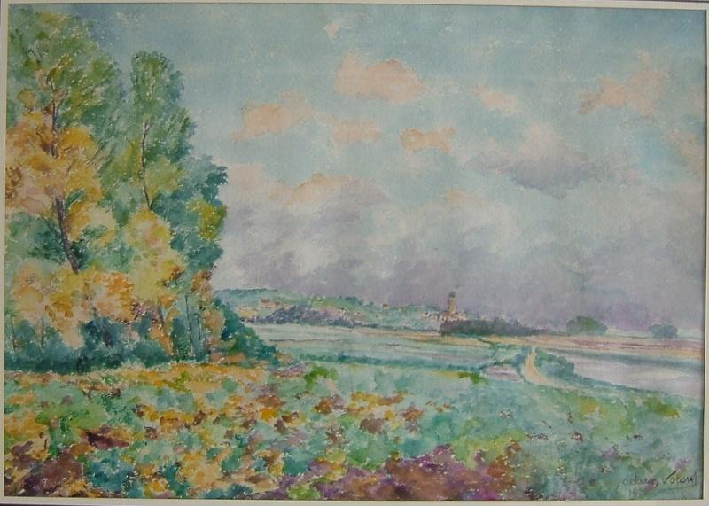 Vue de Champagne et la vallée de l'Oise