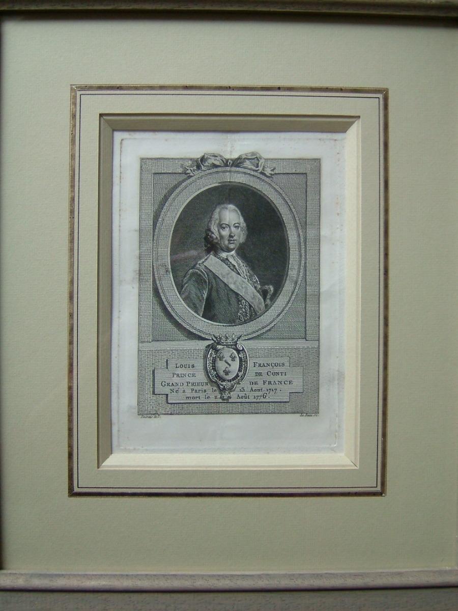 Louis François, Prince de Conti, Grand Prieur de France, né à Paris le 13 août 1717, mort le 2 août 1776