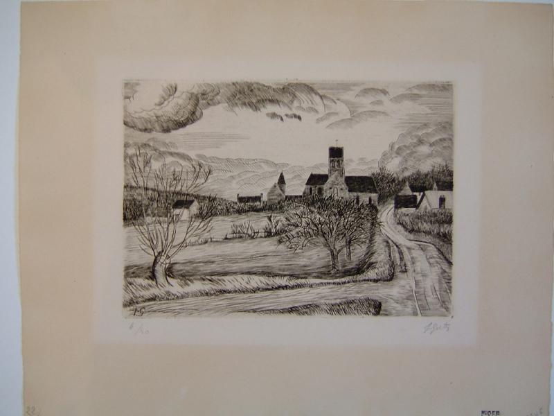 Vue de Jouy le Comte depuis la rue du Mal Foch