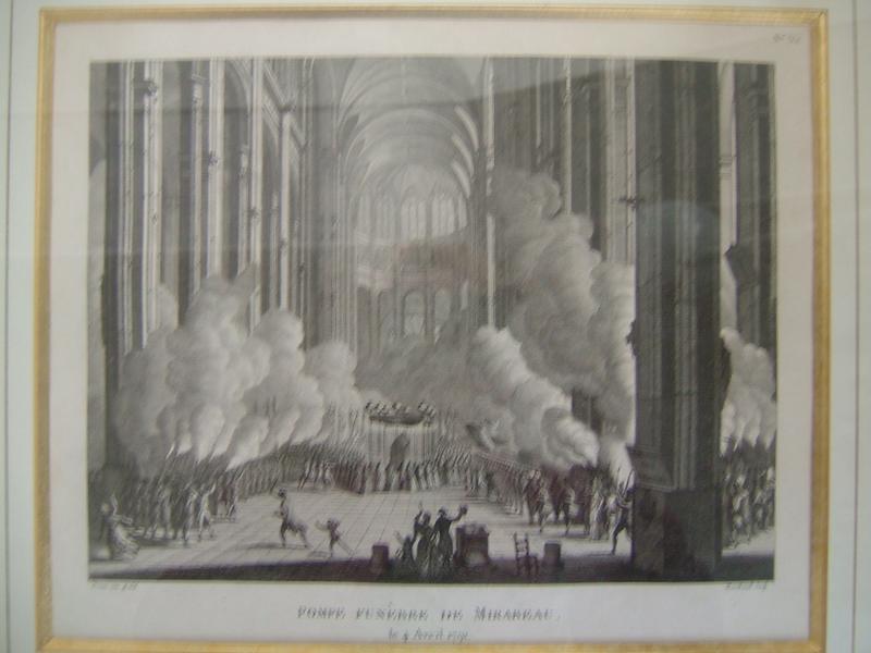 Pompe funèbre de Mirabeau le 4 avril 1791
