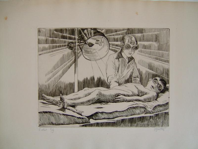 Sous la lampe de quartz