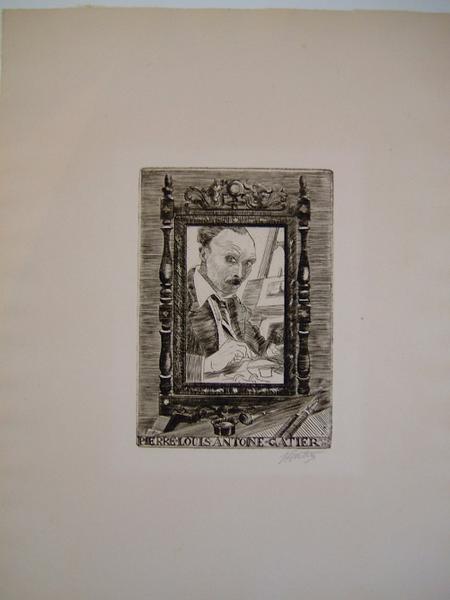 Autoportrait Pierre Louis Antoine Gatier