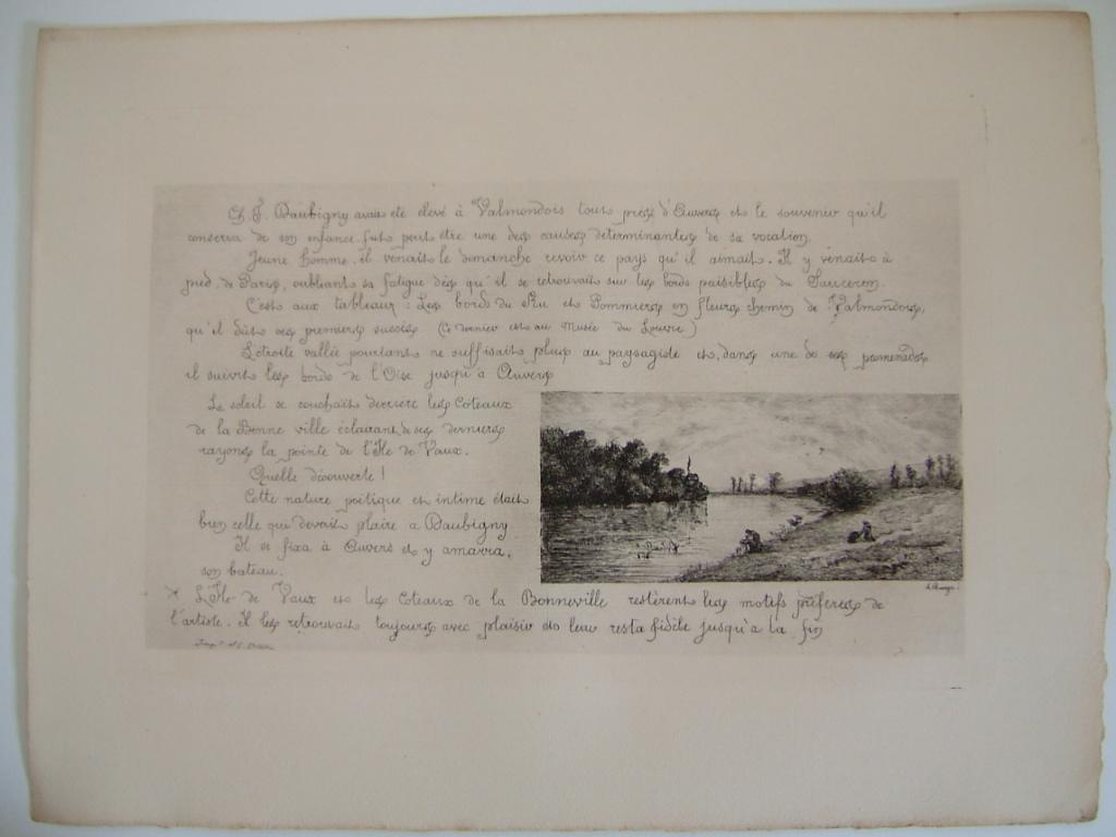 Daubigny, souvenirs et croquis (07) : Bords de l'Oise (Bonneville ?)