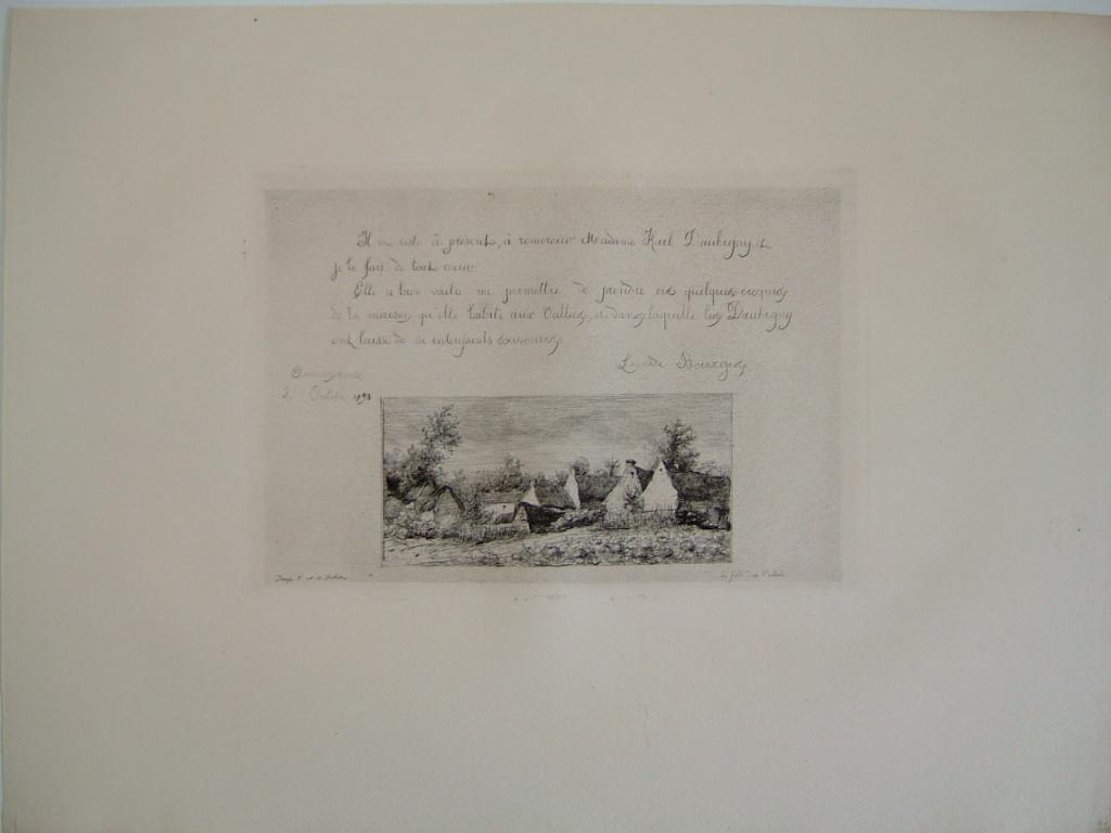 Daubigny, souvenirs et croquis (25) : Le fond des Vallées (Maison de K. Daubigny aux Vallées à Auvers sur Oise)