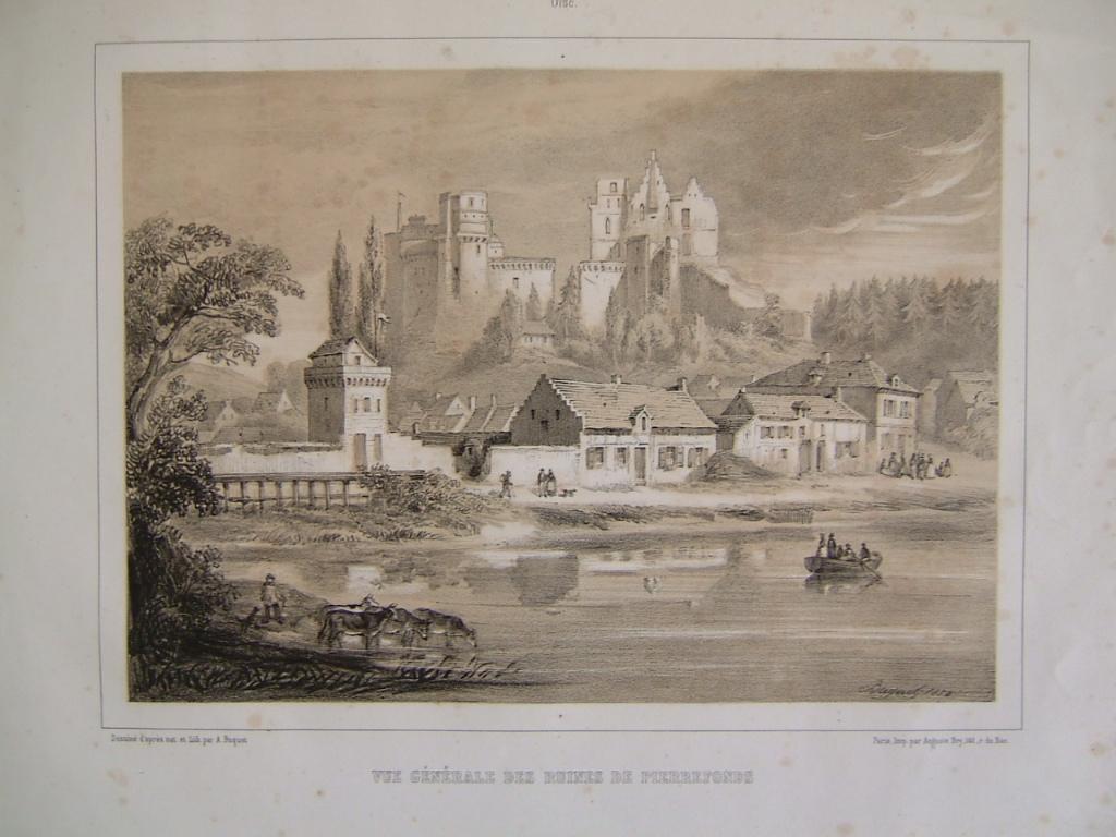 Vue générale des ruines de Pierrefonds