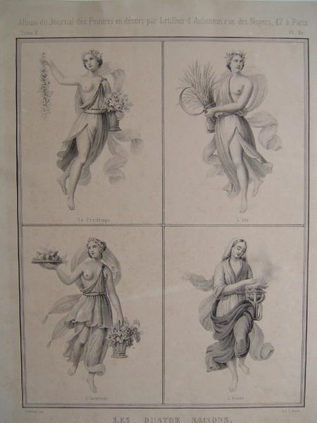 Album du Journal des Peintres en décors : Les quatre saisons