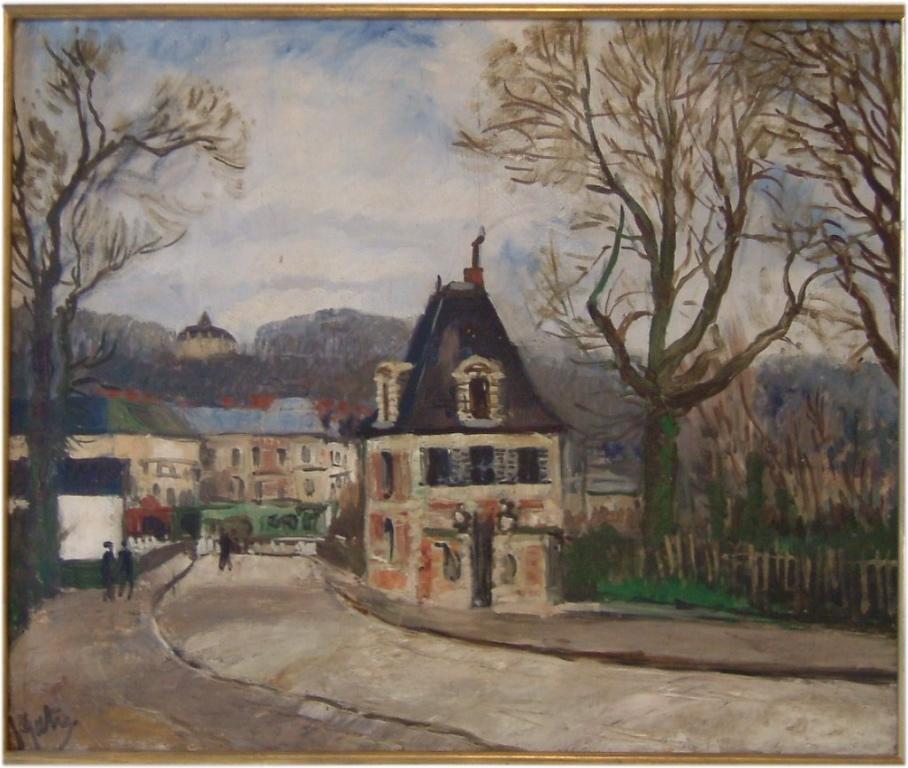 Vue sur Parmain (en face de l'hôtel Conti)