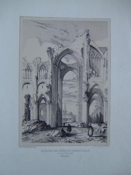 Ruines de l'église abbatiale de St Wandrille (Normandie)