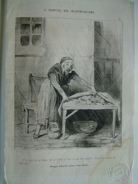 Le Charivari : Le Chapitre des Interprétations n° 8 : Chaque échaudé craint l'eau froide