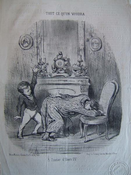 Le Charivari : Tout ce qu'on voudra : A l'instar d'Henri IV