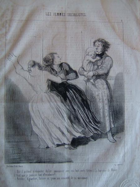 Le Charivari : Les Femmes socialistes