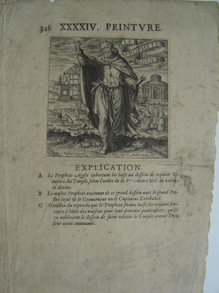Le prophète Aggée (factice)