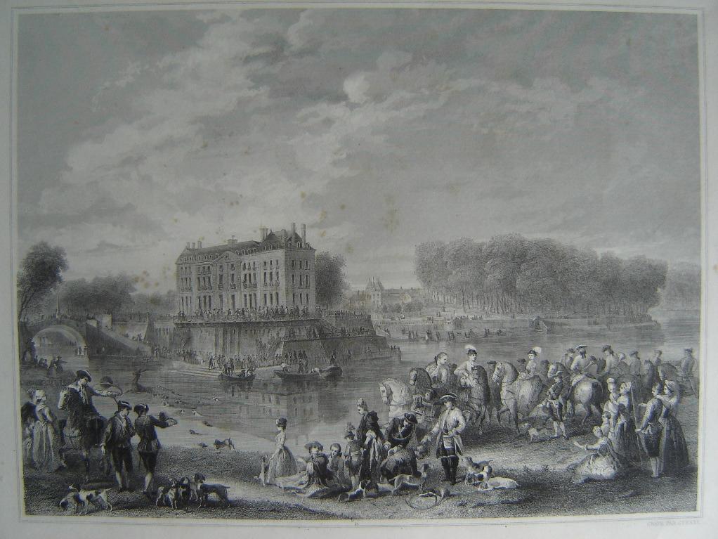 Château de L'Isle-Adam - partie de chasse du Prince de Conty