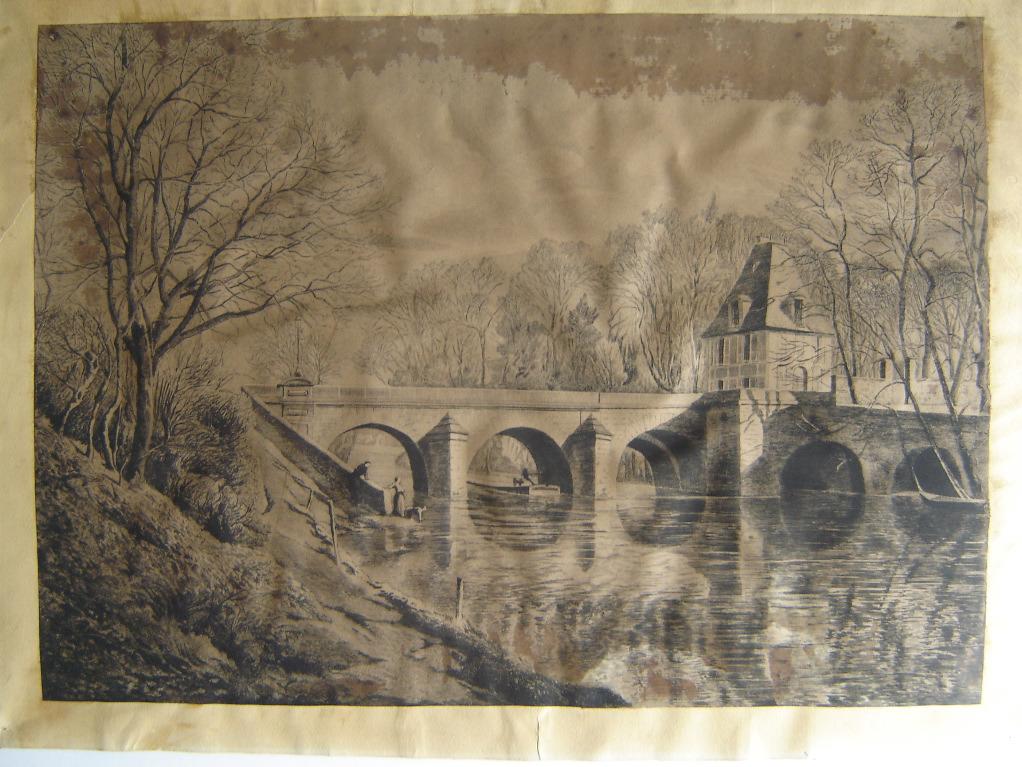 Le pont du Moulin, Isle-Adam