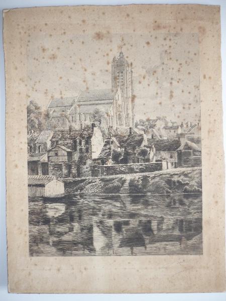 Beaumont sur Oise ; Vieilles maisons et église